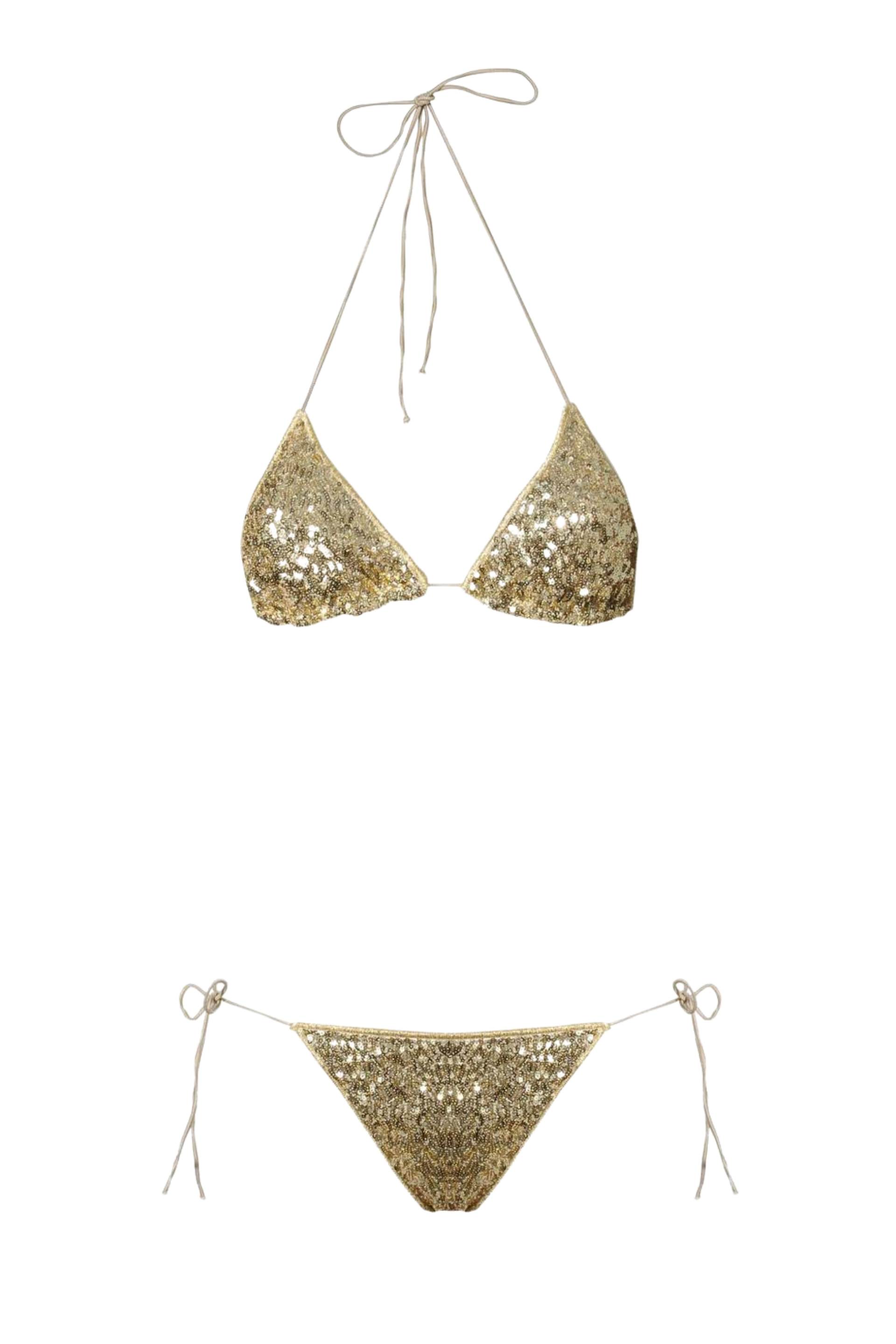 Gold sequin swimsuit deals