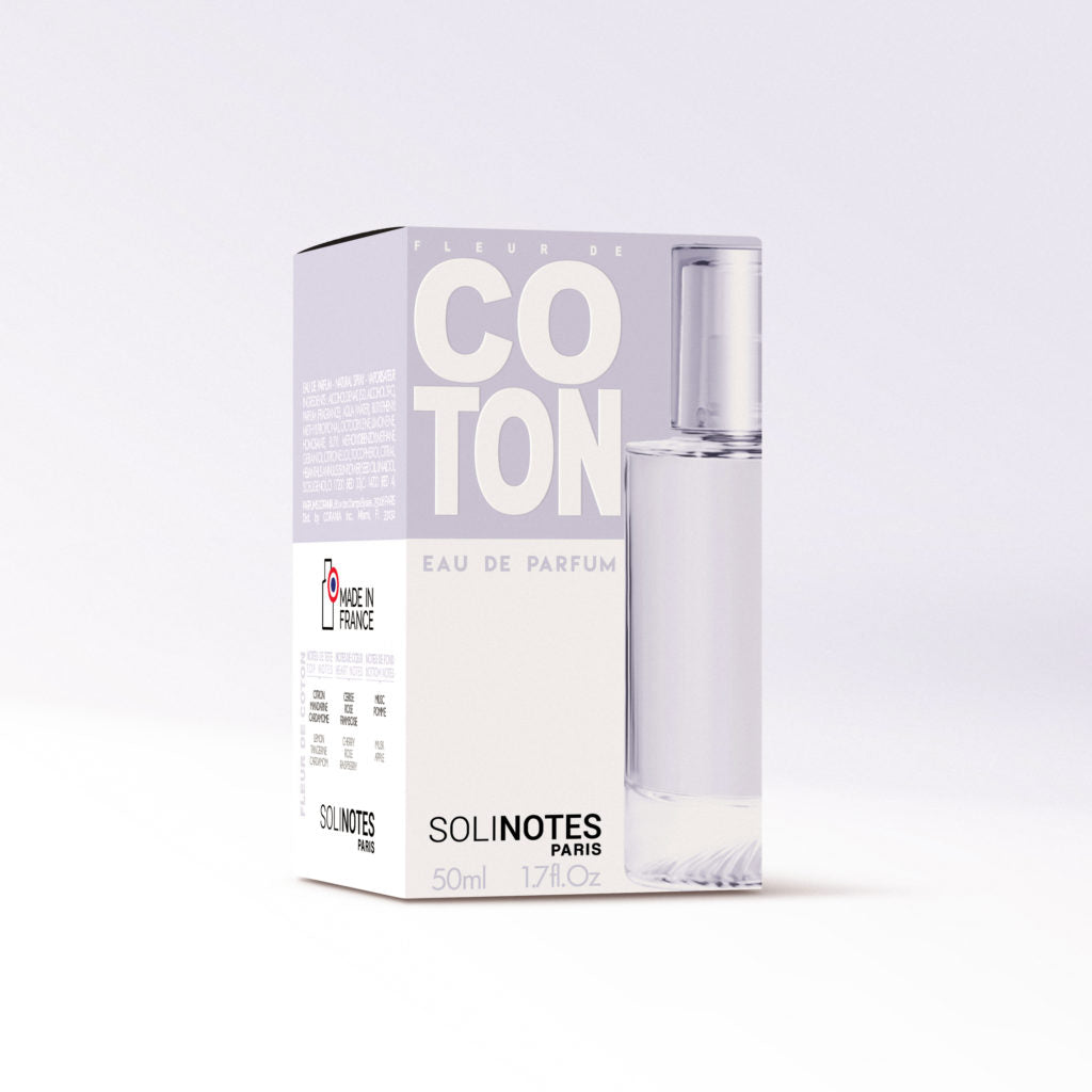 Cotton Flower Eau de Parfum Summer Fragrance  50 ml solinotes